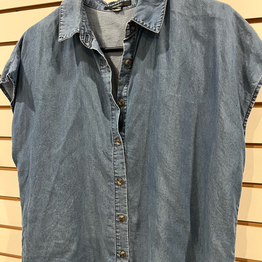 Classic Blue Denim Shirt